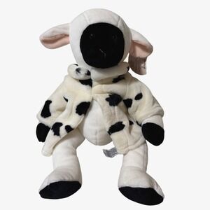 Vintage Russ Berrie RB Collections‎ Target Collab  Lamb Plush w/ Cow Coat 14"